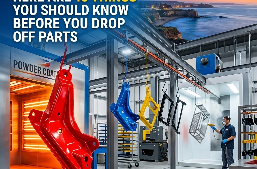Looking for Powder Coating in Santa Cruz, CA? Here Are 10 Things You Should Know Before You Drop Off Parts